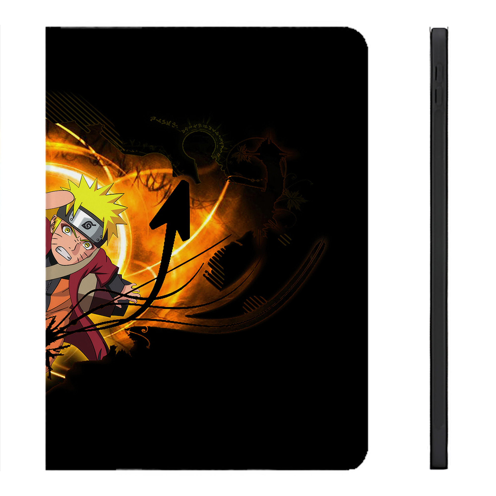 （画像用） NARUTO -ナルト- NARUTO -ナルト- 疾風伝 IPadケース ペンホルダー付き ブックスタイルデザイン
